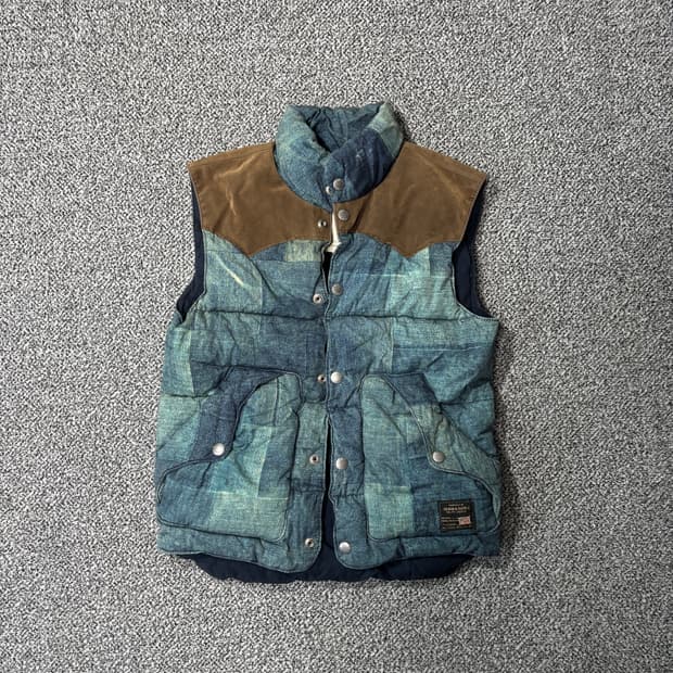 폴로 데님 앤 서플라이 패딩 베스트 (XS)