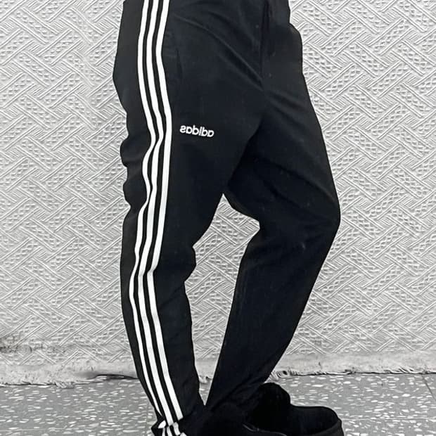 아디다스 빈티지 오리지널 삼선 아치로고 트랙팬츠 S C09763