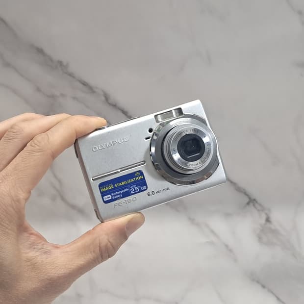하자품)) 올림푸스 디카 FE-190 빈티지 카메라