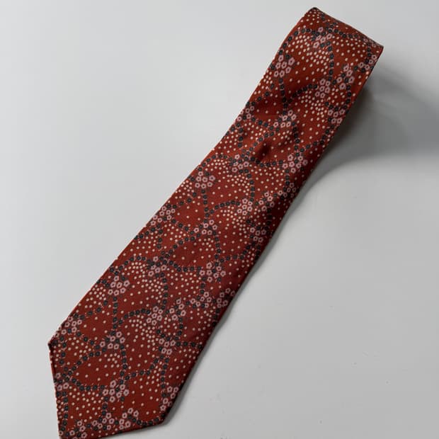 빈티지 실크 넥타이 10cm