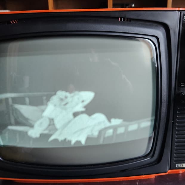 대한전선 12인치 빈티지 TV 레트로소품