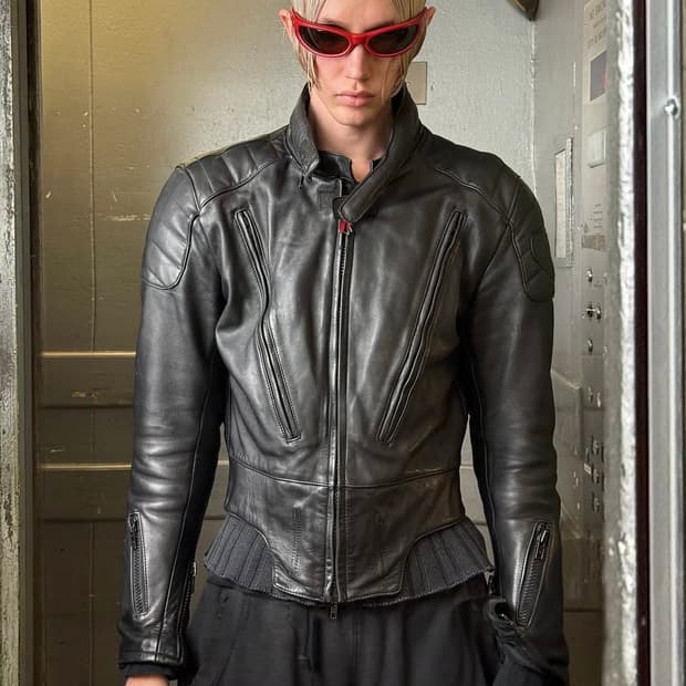 Hein gericke asymmetrical leather jacket