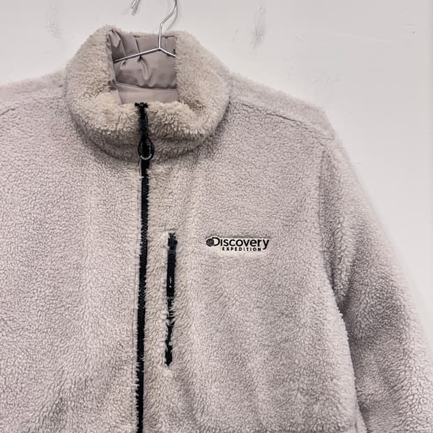 디스커버리 리버시블 뽀글이 시보리 플리스