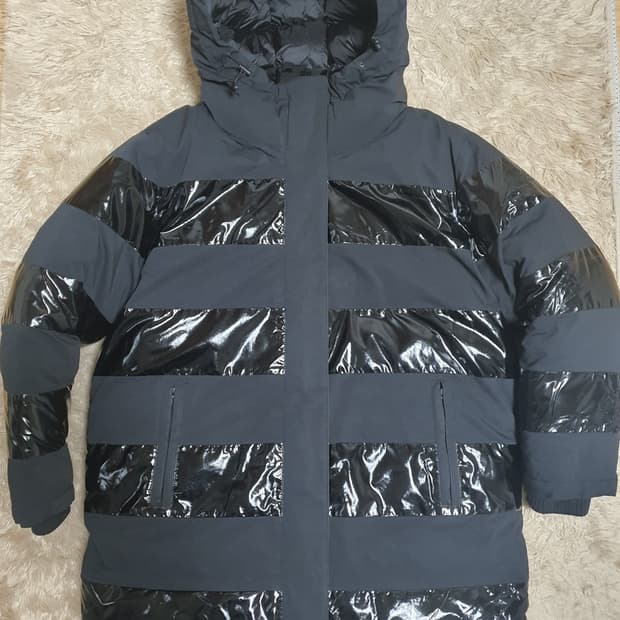 코오롱 구스다운 패딩 상태 굿 사이즈 여 95