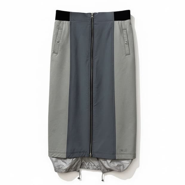 heim 해임 레이어드 투 톤 지퍼 스커트 L