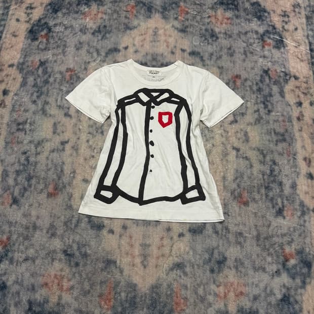 Comme des garcons pocket shirts printing