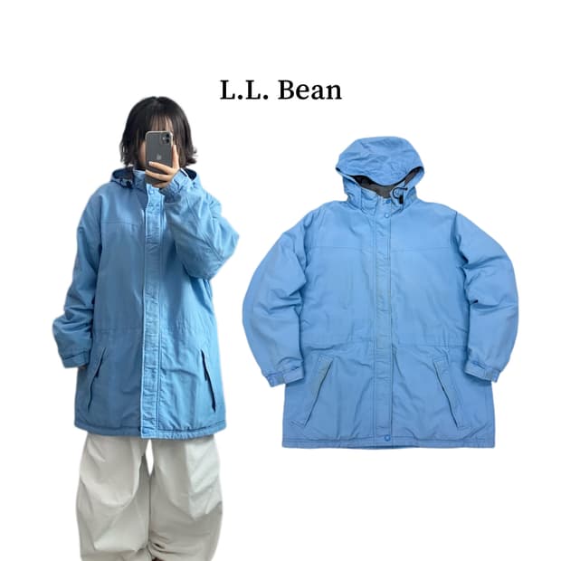 엘엘빈 폴라텍 신슐레이트 마운틴 풀오버 바람막이 자켓