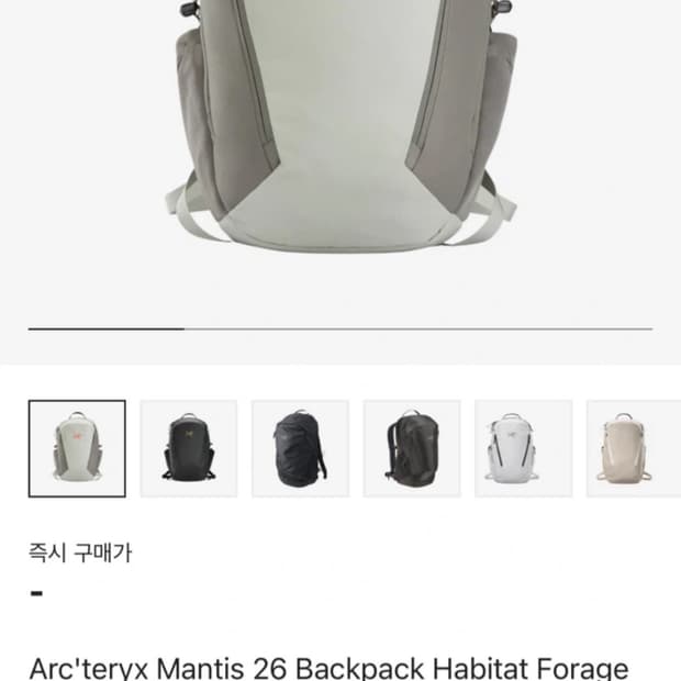 아크테릭스맨티스26백팩