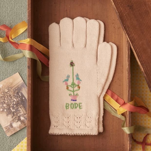 보디 BODE Pointelle 비즈 장갑