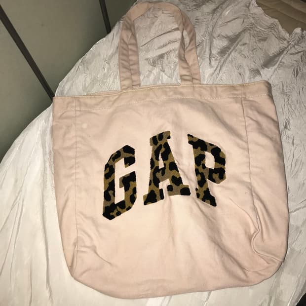 GAP 갭 호피 레오파드 갸루 딸기우유 숄더백