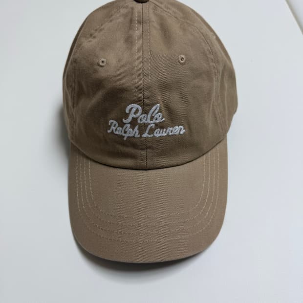 폴로 랄프로렌 엠브로이더드 트윌볼캡 (베이지)(새상품)