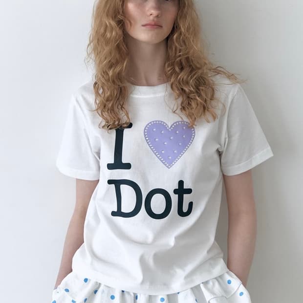 vanishment(바니쉬먼트) i love dot tee ivory