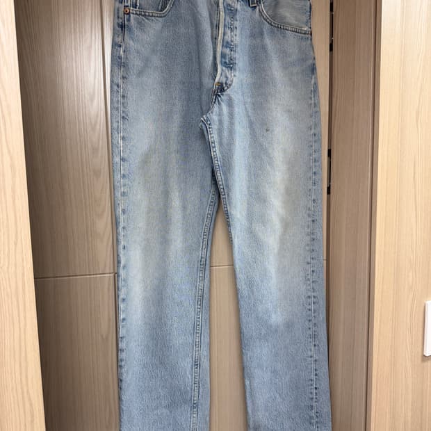 리바이스 501 연청 데님