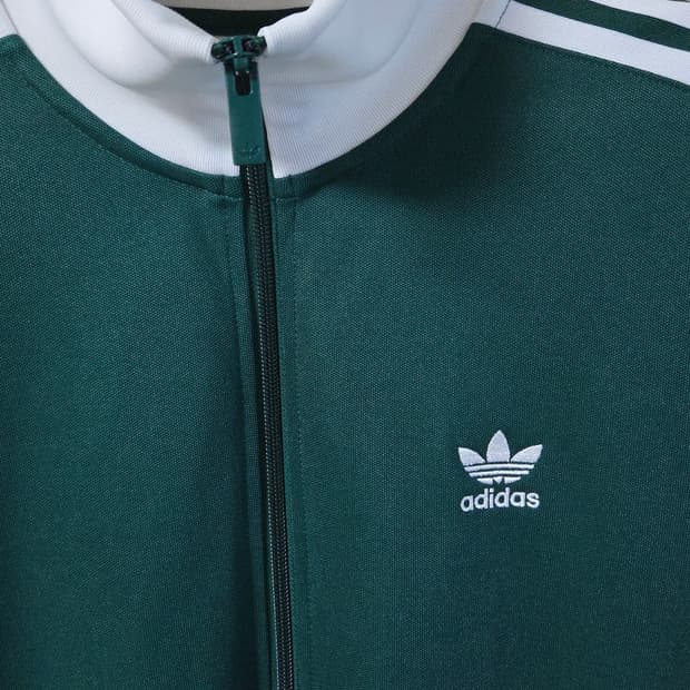 (착샷) 아디다스 베켄바우어 그린 컬리지에이트 져지 트랙탑 