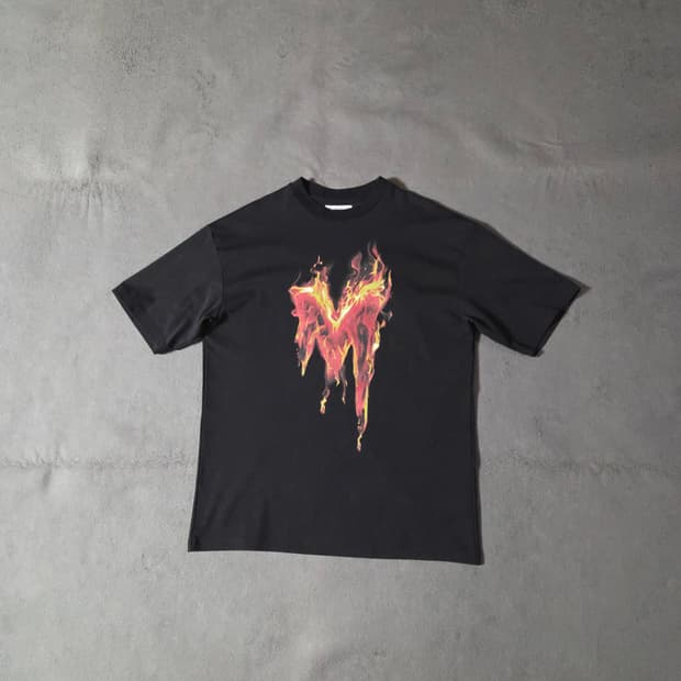 Maarrknull 마르크눌 마크눌 오버사이즈 플레임 반팔 티셔츠 S