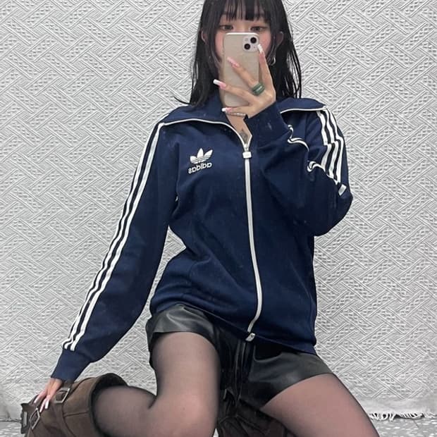 아디다스 올드스쿨 빈티지 유로파 져지 집업 100 C12295