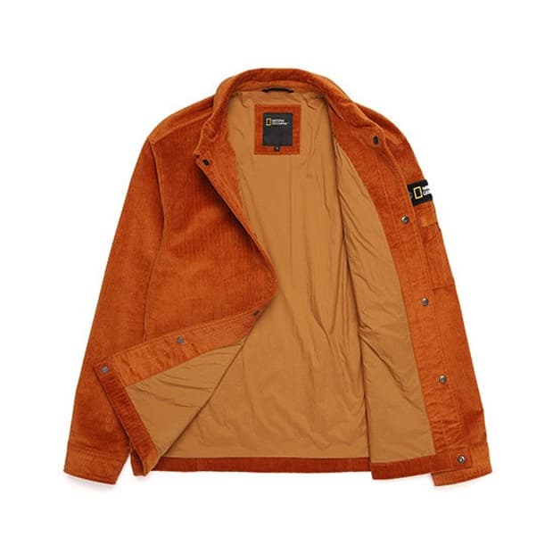 L 내셔널지오그래픽 원포켓 코듀로이 셔츠 자켓 셔켓