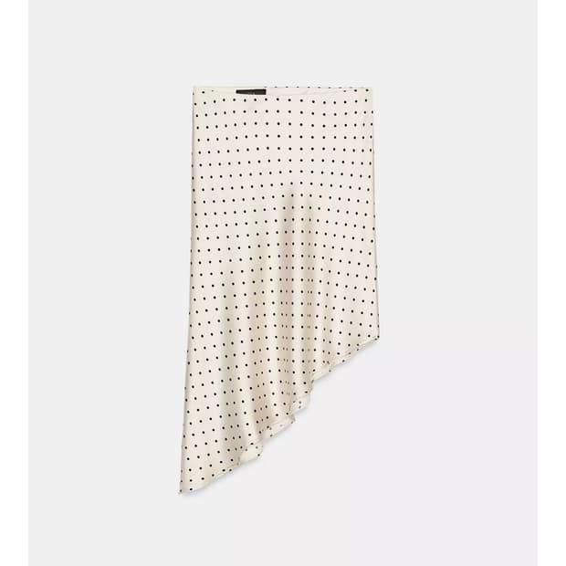 자라 도트패턴 스커트 xs