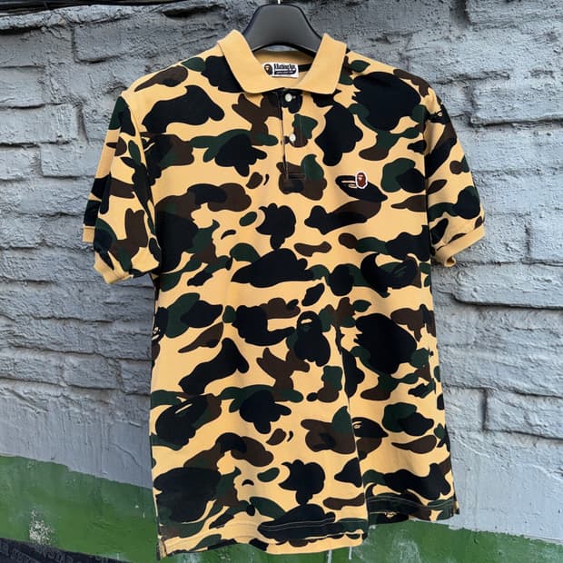 BAPE 베이프 황계 반팔 카라티(L)
