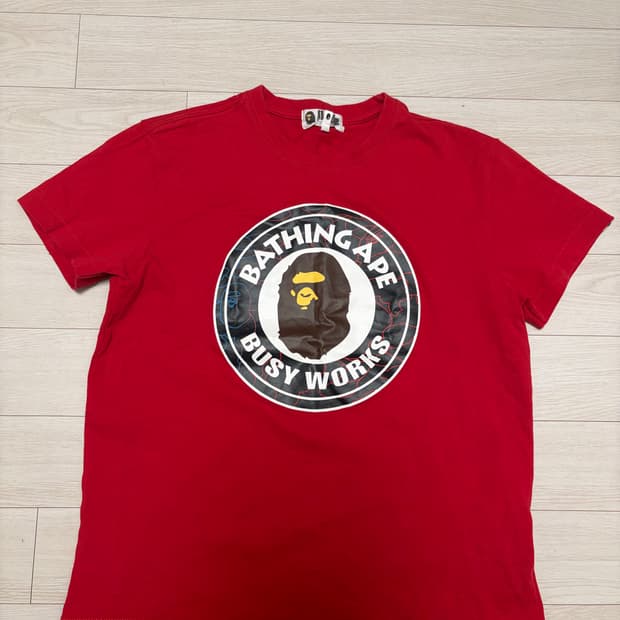 Bape Busy Works Tshirts 우먼 L