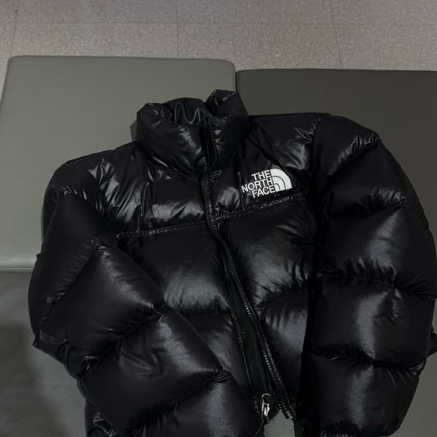 노스페이스 눕시 숏패딩 85 s 