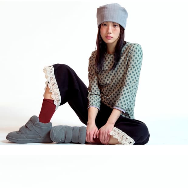 🍀코이세이오 플라워 카프리 슬리브-라이트 카키🍀