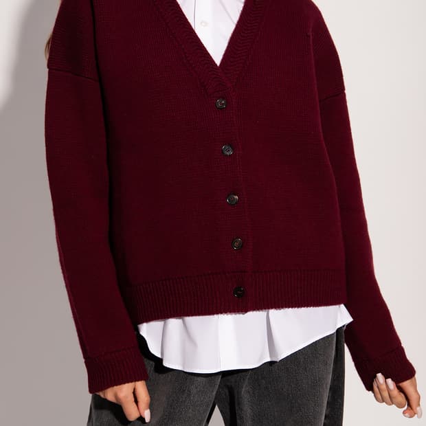 마르지엘라 디스트레스드 가디건 L