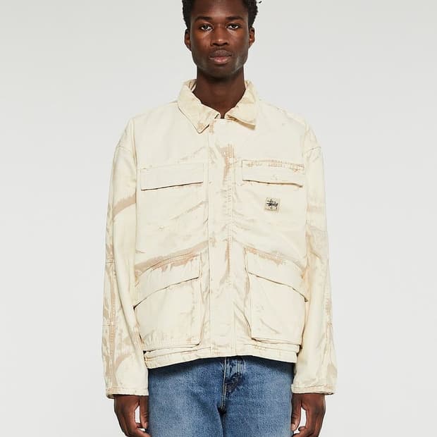 스투시 디스트레스드 캔버스 자켓 XL