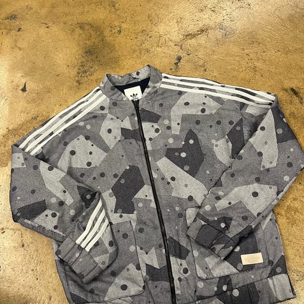 [정품/90] 아디다스 카모 봄버 트랙 자켓 b14
