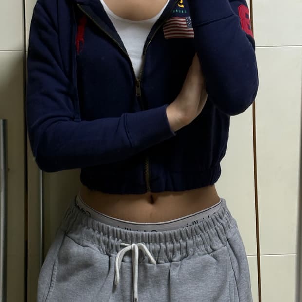 폴로 빅포니 성조기 후드집업