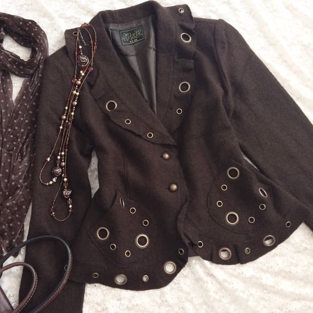 Vintage brown antique jacket