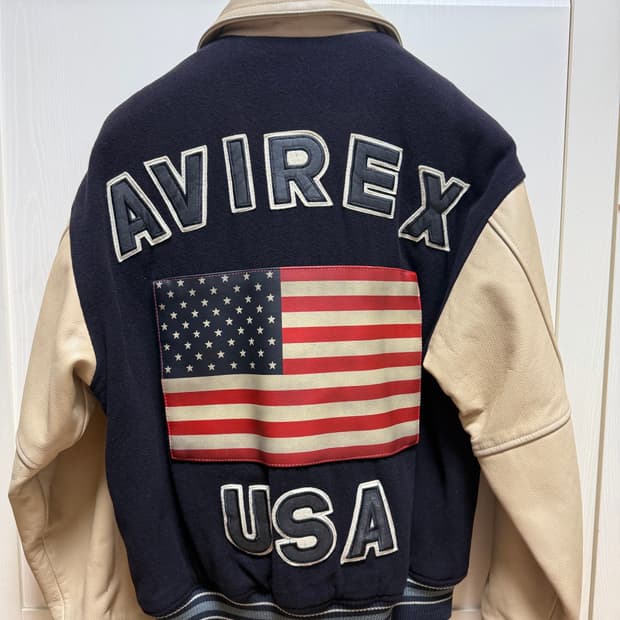 아비렉스 성조기 바시티 자켈