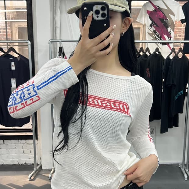히스테릭 글래머 빅슨걸 매쉬 롱슬리브