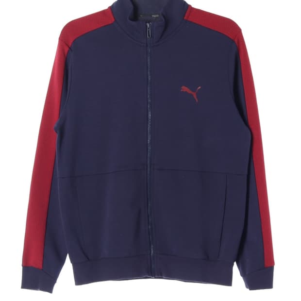 푸마 네이비 트랙탑 져지