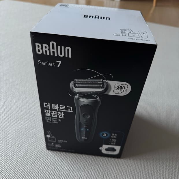 BRAUN 브라운 7시리즈 면도기 미개봉 새상품 (72-G7200cc)