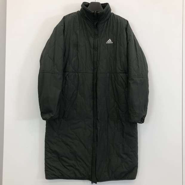 아디다스 리버시블 퀄팅 양털 롱 쉐르파 L