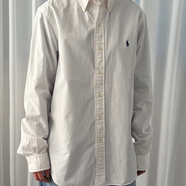 [S]폴로 랄프로렌 화이트 포플린 셔츠