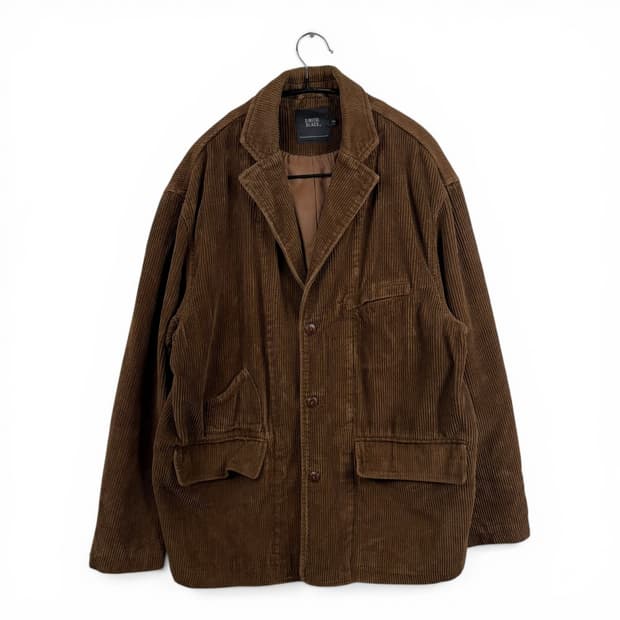 (2) 디미트리 블랙 코듀로이 블레이저 자켓 브라운