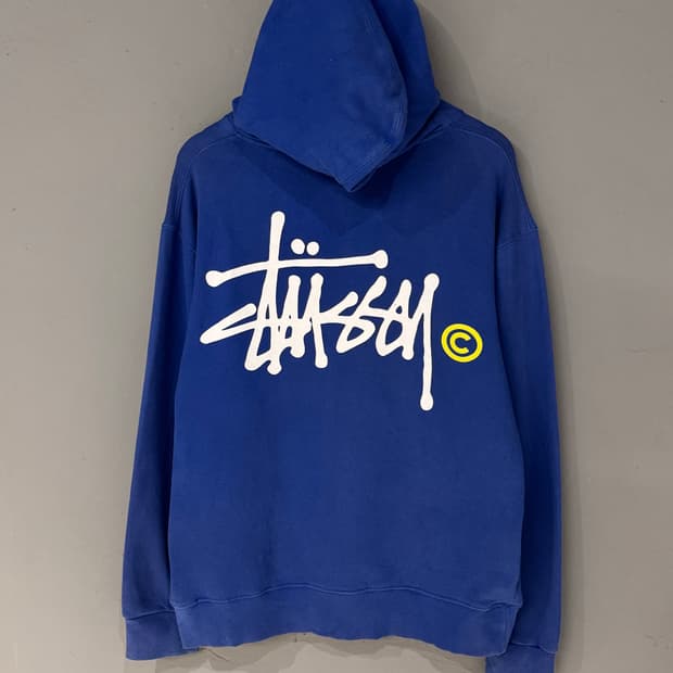 스투시 스탁로고 스웻 후드티