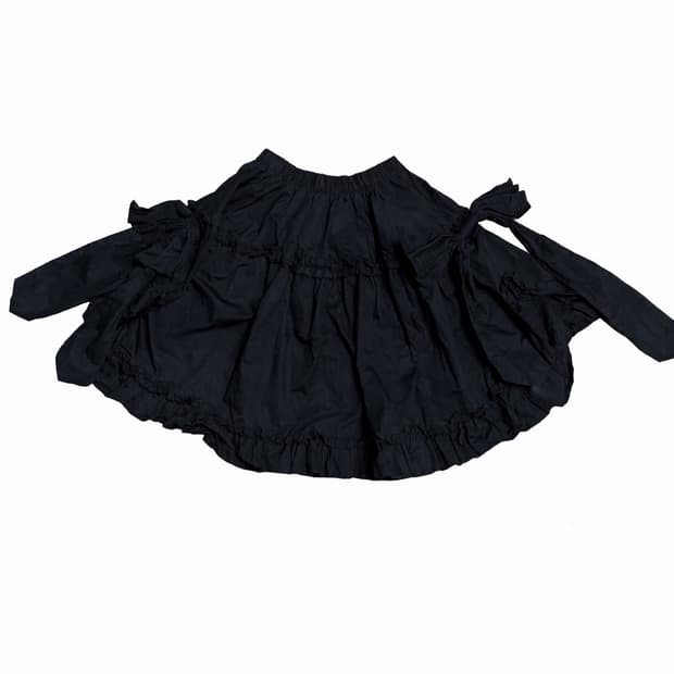 고딕 리본 캉캉 스커트