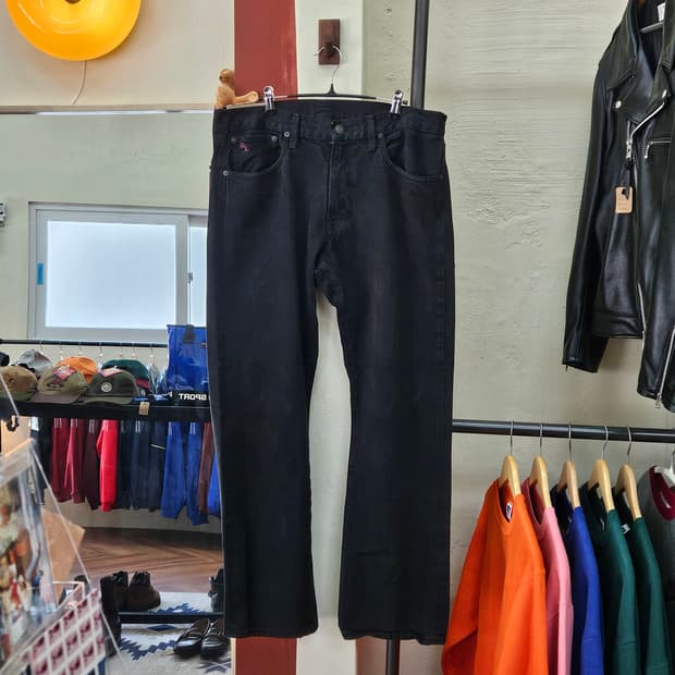 폴로 블랙 데님 34~35