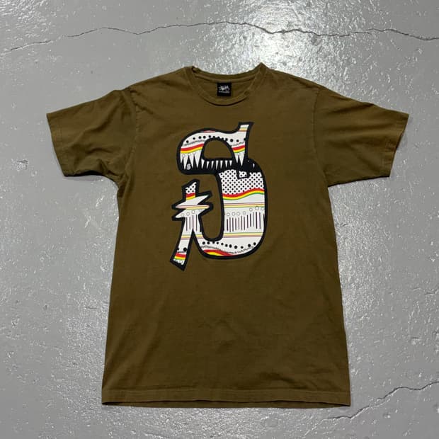 Old Stussy(스투시) 자마이카 S로고 반팔 티셔츠