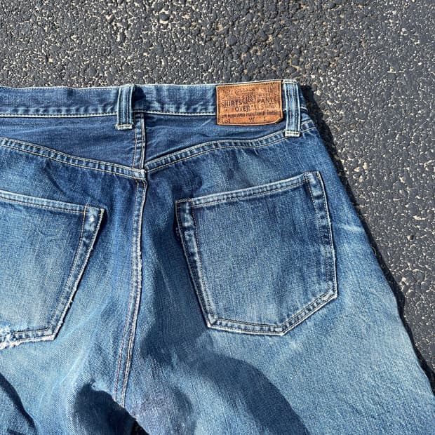 BUZZ RICKSON’S Distressed Denim Pants
