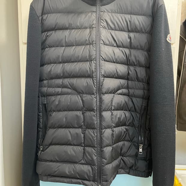 몽클레어 니트 패딩 L