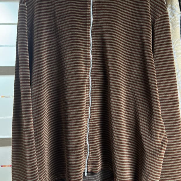 50) 아워레가시 슈렁큰 shrunken fullzip polo