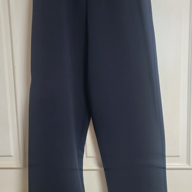 유니클로 c 스웨트 와이드 스웻 팬츠 네이비 m