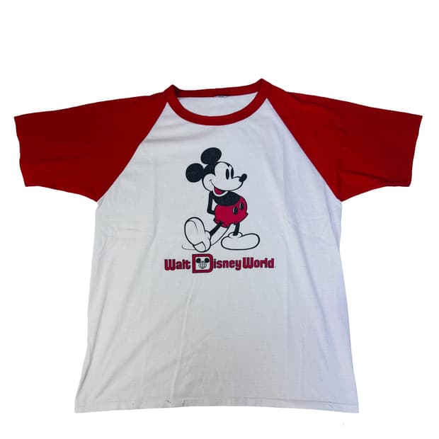 빈티지 90s 월트 디즈니월드 미키마우스 나그랑 티셔츠 XL