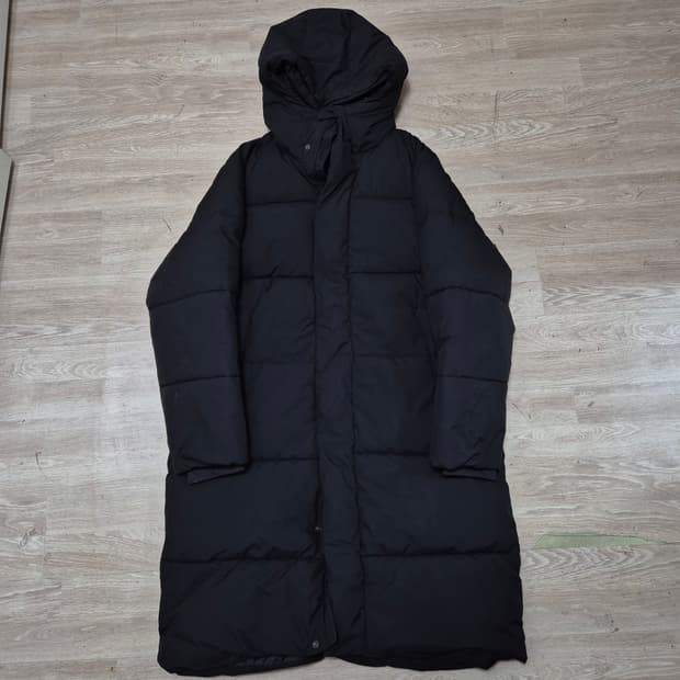 스파오 남성 다운 후드 롱패딩 점퍼 XL(105)