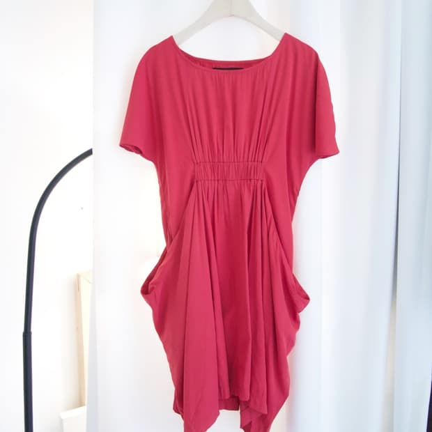 [KAWI JAMELE] pocket drape dress