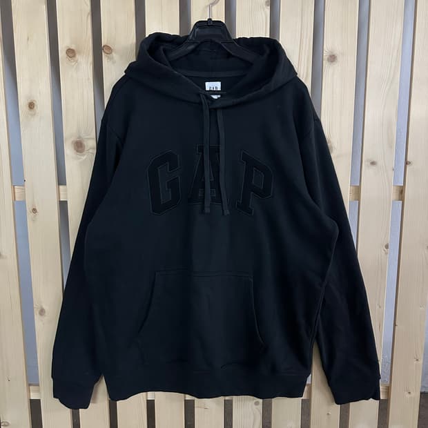 (L) GAP 갭 블랙 후드티